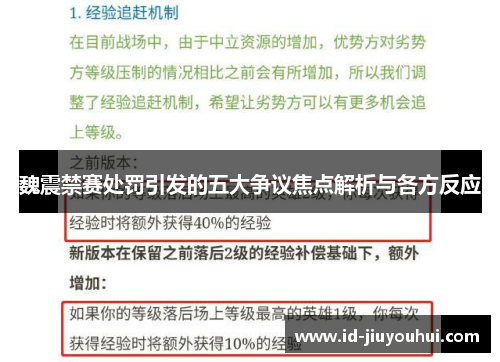 魏震禁赛处罚引发的五大争议焦点解析与各方反应 魏震禁赛处罚引发的五大争议焦点解析与各方反应
